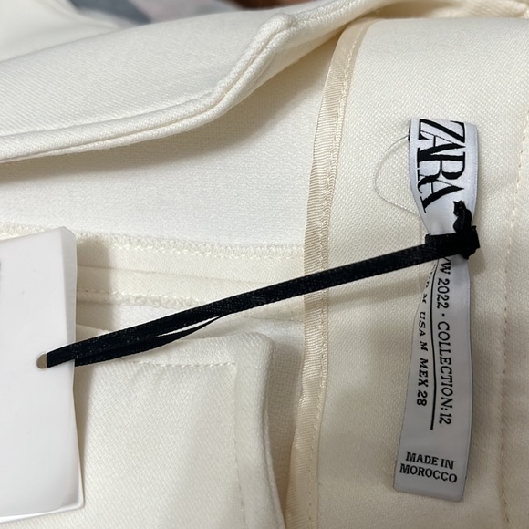 ZARA limited edition white long sleeve dress size m - Picture 9 of 12